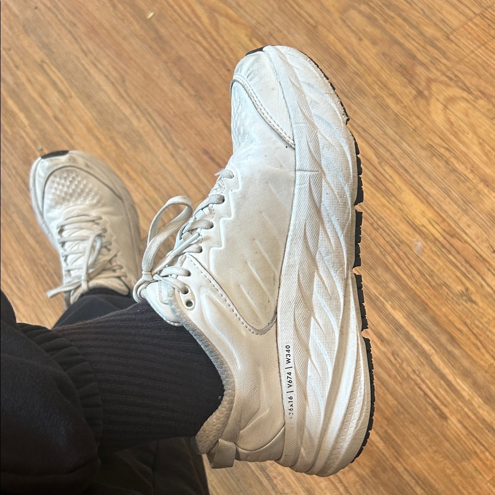 HOKA White Athletic Shoes